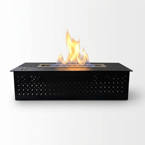 Cheminée automatique au <span class=keywords><strong>bio</strong></span>éthanol 500 mm, insert en acier inoxydable, mini format, protection contre les fuites, prend en charge 96 % et 97 % d'alcool, utilisation en intérieur - Product Image 1