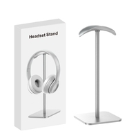 Support pour casque d'écoute en aluminium de qualité supérieure avec base antidérapante pour un affichage sécurisé