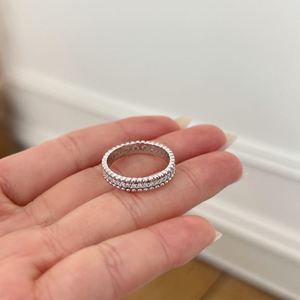Dylam High Jewel Fine Fashion 925 <b>Sterling</b> <b>Silver</b> <b>Eternity</b> Band D Color VVS1 Moissanite Stones Engagement Wedding <b>Rings</b> <b>Ring</b> - Product Image 4