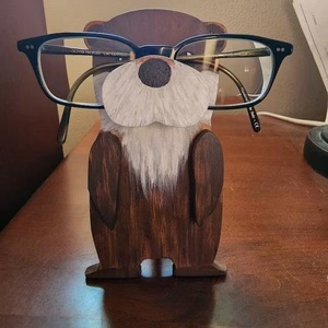 Tempat Kacamata Hewan Kreatif dari Kayu, Hiasan Penyimpanan, Rak Pajangan Kantor, Rak Penyimpanan Kerajinan Meja Ruang Tamu - Product Image 5