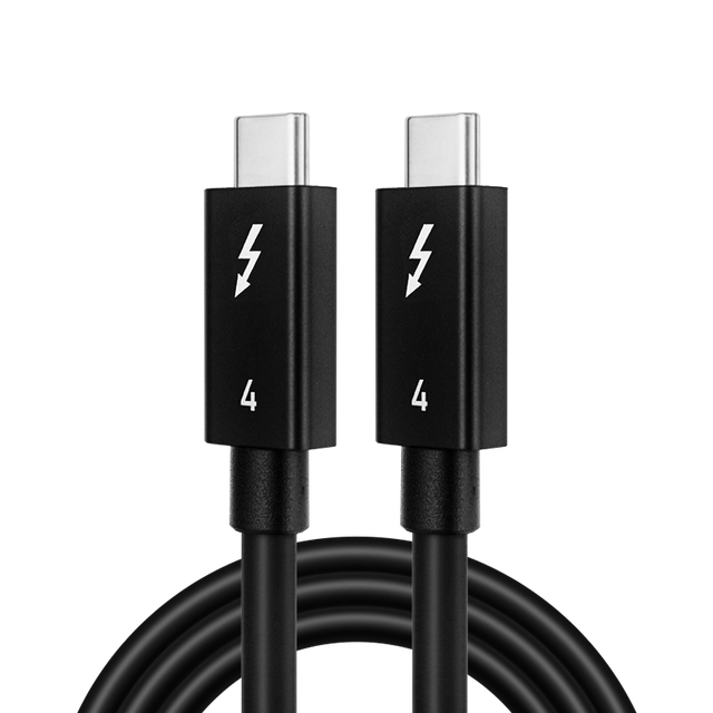 Thunderbolt-compatible 4 Type-C Cable 40Gbps 8K 60Hz 100W PD Fast Charging for GPU Dock Thunderbolt-able 4 Male to Male Cord