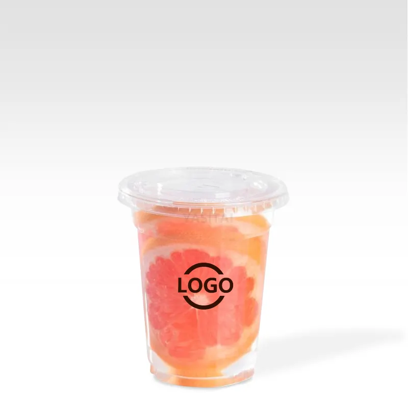 Afdrukken Logo Koud Drinken Clear 1 Liter Wegwerp Plastic Beker Voor Custom