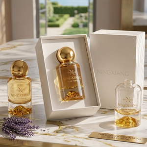 Flacons de <span class=keywords><strong>parfum</strong></span> en verre de luxe personnalisés de 30 ml et 50 ml, vides, rechargeables, design élégant, flacons de <span class=keywords><strong>parfum</strong></span> en verre vides - Product Image 2