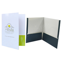 Porte-documents de luxe en papier recyclé écologique imperméable A4 personnalisé