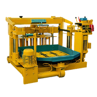 Machine manuelle mobile QMY4-30 pour la pose de blocs de béton, machine à pavés en ciment, machine à fabriquer des blocs creux