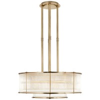 XZ Classic Gold American Living Room Nordic Light Design Candelabros Techo Latón Colgante Led Light Cocina