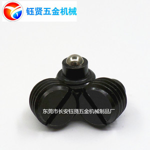 Spring Plunger Screws M8*9 Black Round Head Non Standard Screw For Chandeliers - Product Image 2