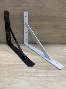 조정 가능한 나무 금속 삼각형 철 접이식 선반 브래킷 벽걸이 형 TV 및 에어컨 브래킷 - Product Image 5