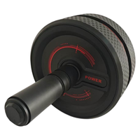 Rouleau Abdominal Double Roue pour Entraînement à Domicile, Équipement de Fitness pour Abdominaux et Remodelage Corporel, Appareil d'Exercice Acceptable pour les Fabricants OEM