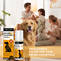 Jellico Promotion Exceptionnelle : Spray Apaisant 60ml Formule Avancée pour l'Inflammation Cutanée des Animaux, Parfum Rosée, Extrait Végétal pour Chiens et Chats (Points Chauds)