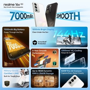 Realme 16x 5G 6.81"IPS 144Hz VERSION GLOBALE 50MP Dimensity6300 7000mAh Par FedEx - Product Image 4