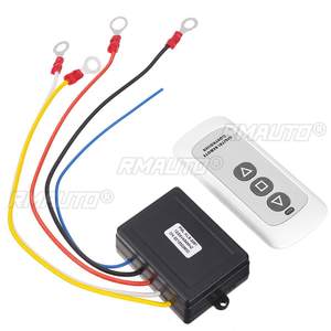 ชุดควบคุมรอกไฟฟ้าไร้สาย 12V 24V สำหรับรถจี๊ป SUV รถบรรทุก รถยนต์ พร้อมสวิตช์อเนกประสงค์ - Product Image 1