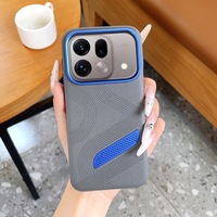 Étui de téléphone en similicuir contrasté pour OPPO Find X9 X8 X7 X9 Ultra X8S, coque de protection de l'objectif avec dissipation thermique