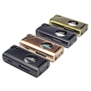 Đèn khò xì gà đa năng LT01M202 kiểu dáng thời trang, màu sắc đa dạng, kèm dụng cụ đục xì gà hình chữ V - Product Image 1