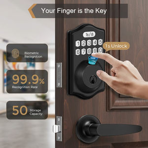 <span class=keywords><strong>2026</strong></span>年新型Tuya WiFiスマートロック アメリカ規格デッドボルト 指紋認証パスワード式電子ドアロック（米国向け） - Product Image 4