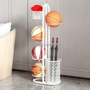 Support de rangement pour ballons de basket-ball 2022, support de ballons pour la maison, support de ballons de football pour la maternelle, support de raquettes de <span class=keywords><strong>tennis</strong></span> de table, de badminton, de sport et de fitness - Product Image 4