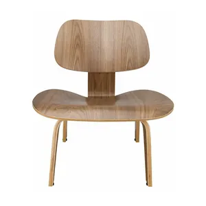 Chaise de style danois nordique en bois massif, simple, coquille, pour café, modèle de créateur