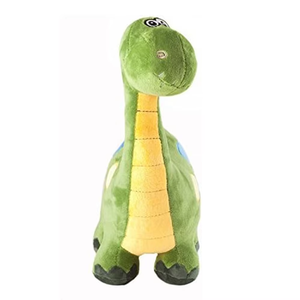 Premium cuello largo <span class=keywords><strong>Mini</strong></span> extremidades de pie relleno <span class=keywords><strong>Dino</strong></span> Plushie decoración de la habitación del Niño Accesorios de juego de batalla 16 pulgadas dinosaurio verde juguete chico - Product Image 3
