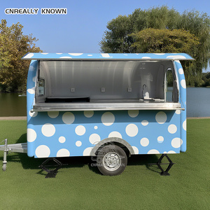 OEM Advanced Fiberglass Aluminum <b>Towable</b> Seafood Snack Food Chips Mobile Food Trailer Lunch Truck for USA Canada - Product Image 1