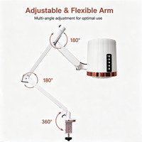 IBelieve Pro Aspirateur de poussière pour ongles sur pied avec pince de fixation, forte aspiration, système de nettoyage professionnel pour ongles, fournisseurs