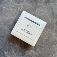 Interrupteur intelligent pour économie d'énergie dans les chambres d'hôtel, norme européenne, porte-carte en plastique, interrupteur économiseur d'énergie