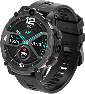 Reloj inteligente redondo GPS Seguimiento deportivo Batería grande Reloj personalizado para exteriores Caras Reloj deportivo para hombres - Product Image 1