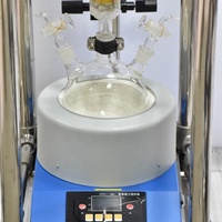 Unité de réacteur de distillation de verre de laboratoire 3L, distillation d'extraction de colonne