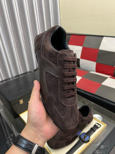 Zapatillas Deportivas Casuales de Diseño Premium para Hombre, Cuero Genuino, Cómodas, Suela Antideslizante, con Cordones, para Todas las Temporadas, con Estampado de Moda - Product Image 5