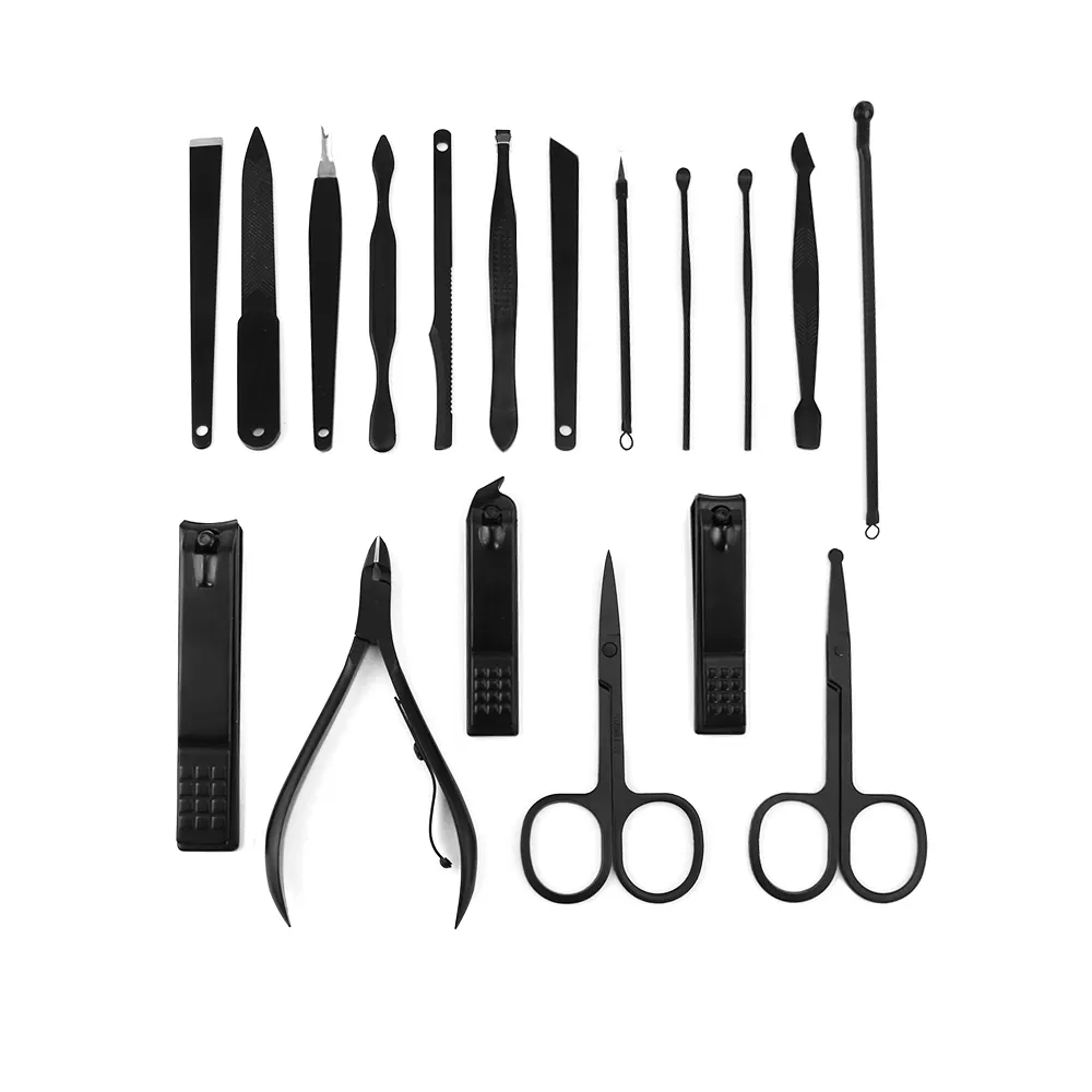 Kit d'outils de pédicure à ongles personnalisés, manucure, acier inoxydable, 10 pièces