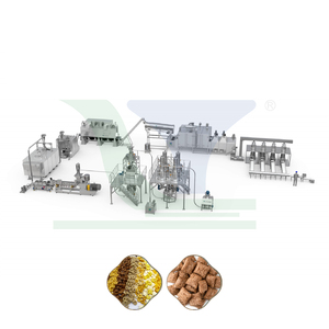Capacidad 500 kg/h Máquina extrusora automática de copos de maíz de avena Línea de producción de <span class=keywords><strong>cereales</strong></span> para desayuno - Product Image 1