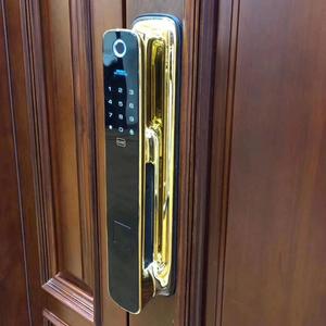 Nhà Máy Cung Cấp Keyless Giá Tốt Nhất Vân Tay Điện Tử Thông Minh Kỹ Thuật Số Cửa Xử Lý Khóa - Product Image 1