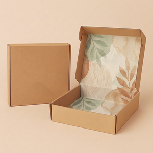 Cajas de Cartón Corrugado en Oferta, Cajas de Embalaje de Cartón Corrugado de 20X30X20 cm para Ropa - Product Image 1