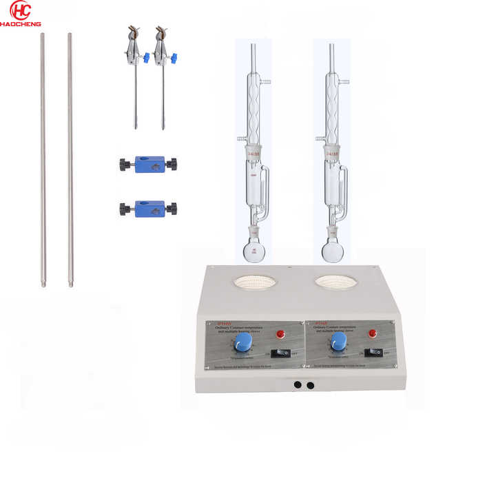 Lab Heating Equipment Multi-positional 2/4/6 Position Analog/Digital Heating Mantle 50ml-1000ml for Soxhlet Extraction Apparatus
