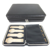 Boîte de rangement pour montres Sparktime en cuir PU à 8 emplacements avec fermeture éclair, taille/couleur personnalisables, options multicolores, livraison rapide