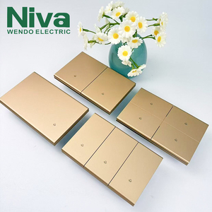 Interruttore e Presa Smart in Vetro Temperato Serie Niva <span class=keywords><strong>TP</strong></span>, Standard USA, Interruttore Touch WiFi Intelligente con App, Facile Installazione - Product Image 1