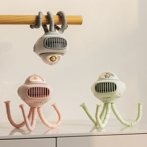 Vente en gros de ventilateur USB silencieux pour poussette pince de ventilateur USB rechargeable <span class=keywords><strong>crochet</strong></span> de poulpe pour enfants petit ventilateur portable portable - Product Image 3