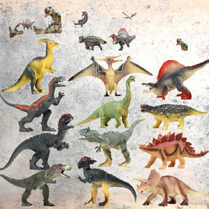 Dinosaures du Jurassique MST unisexes ensemble de jouets réalistes en plastique pour enfants figurines de dinosaures avec boîte de rangement vente en gros - Product Image 3