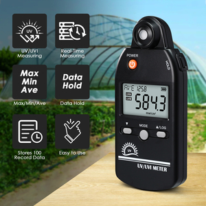 Medidor UV/UVI 0-5000 μW/cm², Sensor Digital Portátil para Pruebas de Laboratorio con Pantalla LCD y Alimentación por Batería AAA - Product Image 4