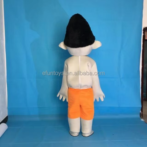Efun MOQ 1 pieza profesional personalizado Trolls mascota <span class=keywords><strong>disfraz</strong></span> dibujos animados película personaje amapola <span class=keywords><strong>disfraz</strong></span> para fiesta de Halloween actividad - Product Image 6