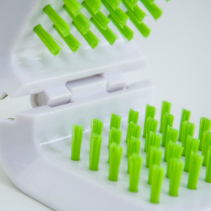 Nettoyant de couteaux en silicone, <span class=keywords><strong>brosse</strong></span> de nettoyage pour baguettes et fourchettes, nettoyage de couverts, ustensiles, soucoupe cuillères à Double face - Product Image 4