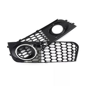 Coperchio fendinebbia dall'aspetto RS5 adatto per <span class=keywords><strong>Audi</strong></span> <span class=keywords><strong>A5</strong></span> B8 2004-2012 griglia <span class=keywords><strong>nera</strong></span> ABS - Product Image 6