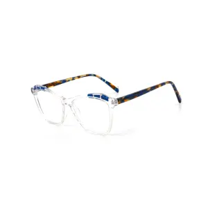 แว่นตาอะซิเตทสำหรับผู้หญิงผู้ชายกรอบแว่นสายตากรอบแว่นตาแว่นตาแฟชั่นใช้ได้ทั้งชายและหญิง
