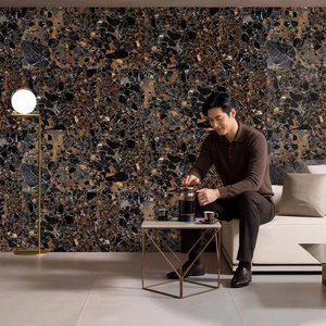 Wholesale Stone Black 800x1600mm High Gloss Porcelain Floor Wall Tiles Best Collection From India - Product Image 6