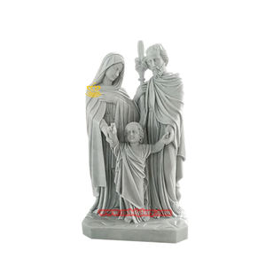 Premium Western Religieux Église Cathédrale Statue En Marbre Art Sculpture St Anthonie avec Enfant pour Salon Design Décoratif - Product Image 6