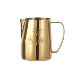 Offre Spéciale Jibbi'S Mousquetaire Pichet à <span class=keywords><strong>lait</strong></span> en acier inoxydable pour latte expresso et <span class=keywords><strong>cappuccino</strong></span> pour baristas - Product Image 5
