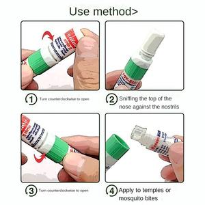Inhalador Nasal de Hierbas de Menta de Tailandia con Aceite Refrescante Poy Sian, Inhalador Nasal en Barra con Sabor a Menta - Product Image 6