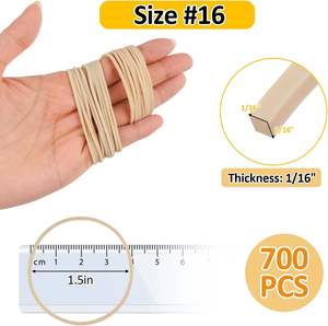 Karet Gelang yang Dapat Disesuaikan  Karet Elastis yang Tahan Lama untuk Kantor, Pengemasan, Kerajinan & Penggunaan Sehari-hari - Product Image 4