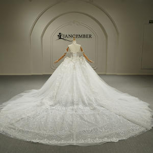 Gt26037 Vestido de Novia Moderno con Apliques, Estilo Princesa, Hombros Descubiertos, Cielo Estrellado, Ambiente Romántico, Vestido de Baile - Product Image 6