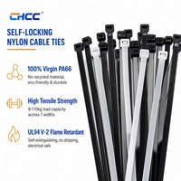 Attaches-câbles en nylon PA66 écologiques 4,8*380mm, robustes, autobloquantes, pour usage électrique et industriel, vente en gros OEM