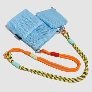 حقيبة كروس سوستة شبكية خفيفة الوزن قابلة للطي صيفية عصرية للغاية شائعة للمشي في الهواء الطلق مع تخزين للهاتف - Product Image 1